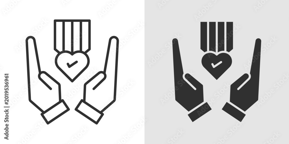 Fototapeta premium Wellness Achievement Icon representing health goals, personal success, and wellness progress.