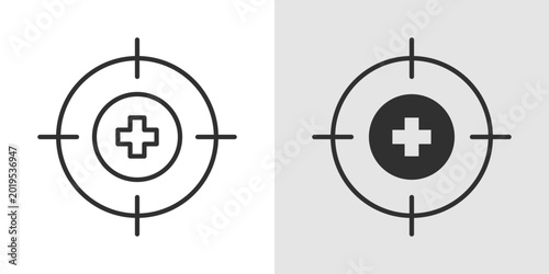 Φωτογραφία Wellness Goal Icon representing health targets, self-improvement, and personal wellness planning