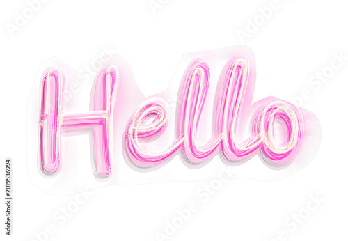 Hello text transparent png
