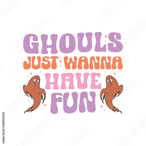 Retro Halloween PNG Design