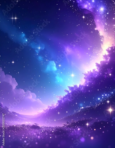starry night sky