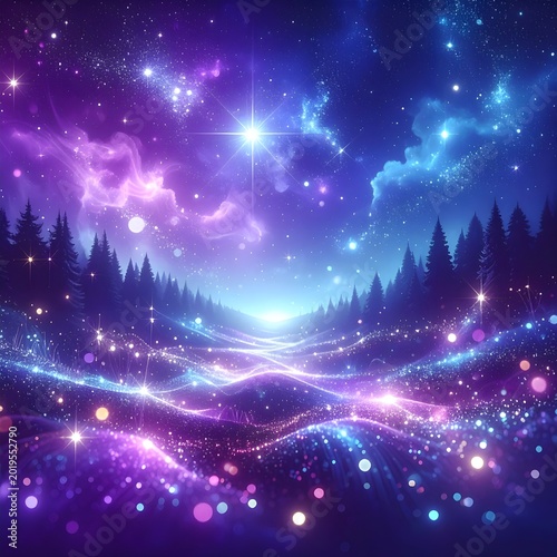 night sky with stars
