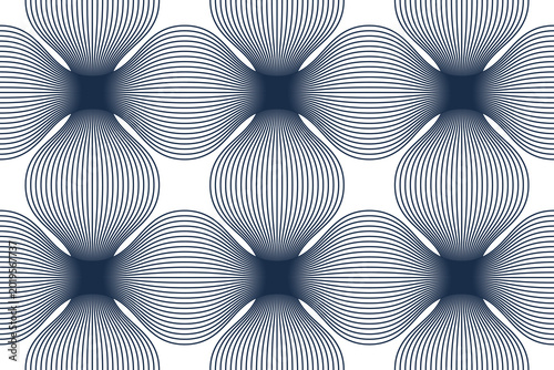 Linear geometric flowers se...