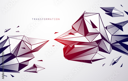 Fotografi Transformation driven by tension and contrast