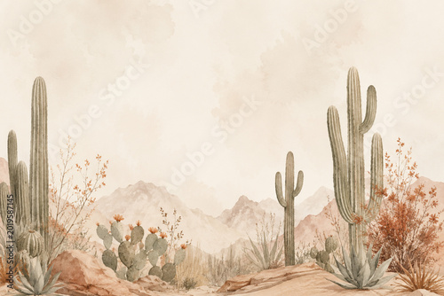 cactus in desert