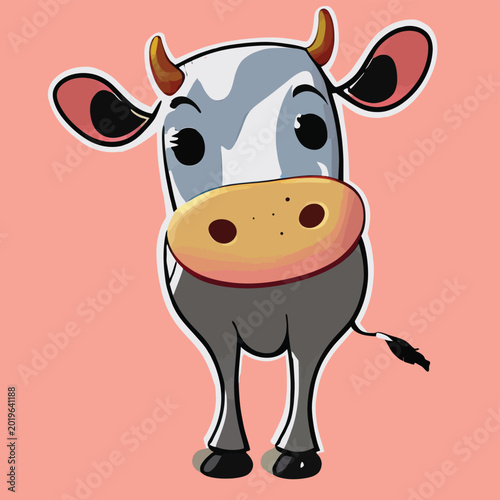 a funny cow