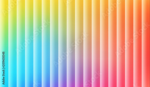 Cuadro en lienzo Bright and vibrant vertical rainbow gradient with seamless color transitions fro