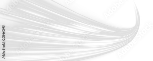 Tableau sur toile Smooth gray speed streak with crisp edges and radiant metallic shine, perfect for futuristic visuals