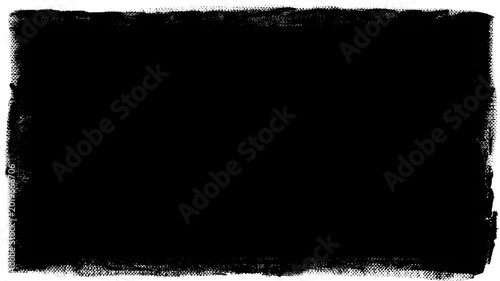 Grunge Texture Frame Overlay.Abstract black and white grunge border with scratches and paint splatters.Perfect for vintage film effects.Video 4k.Video effect