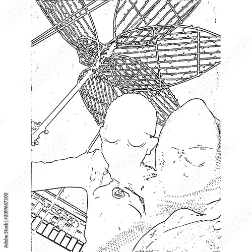 man and woman