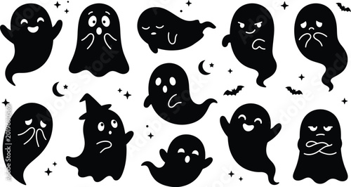 Photos Ghost, frowning, night