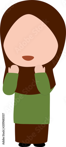 Woman is Praying