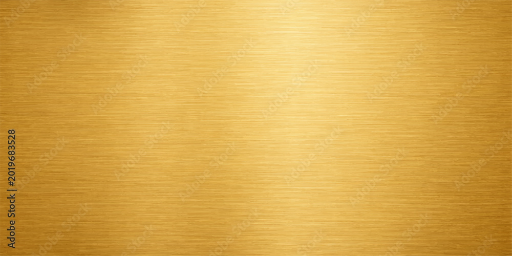Fototapeta premium Luxury golden brushed metal texture background, elegant abstract gold foil surface, shimmering gradient backdrop for premium branding designs and advertising