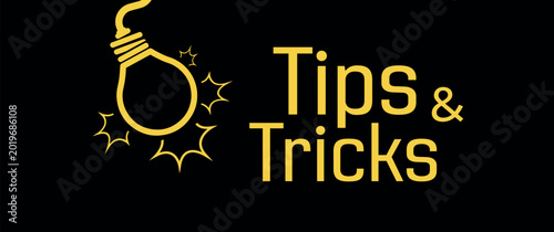 tips and tricks sign