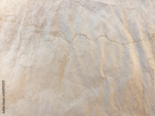 Foto Crumpled Paper Texture Background – Wrinkled Grunge Surface
