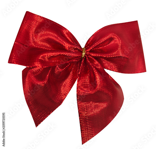 Decorative Gift Red satin ribbon, red bow transparent png