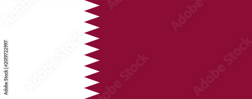Photos Flag of Qatar in correct proportions 11 to 28