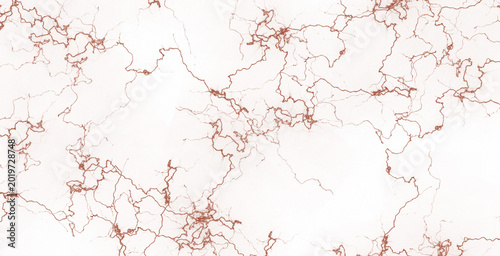 White marble texture with delicate rose gold veins for luxury backgrounds and design elements