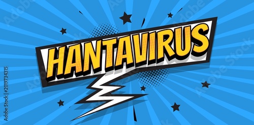hantavirus bannière (bulle BD)