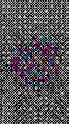 digital background. abstract looping animation. digital information