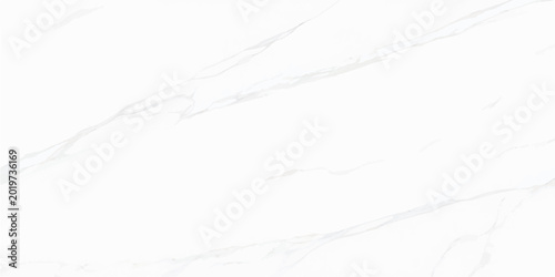 Cuadro en lienzo White marble stone texture, polished surface background, luxury design pattern,