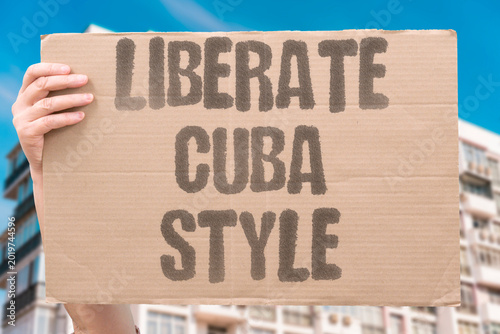 Foto "Liberate Cuba Style" Cuba narratives serve as geopolitical interference pretexts