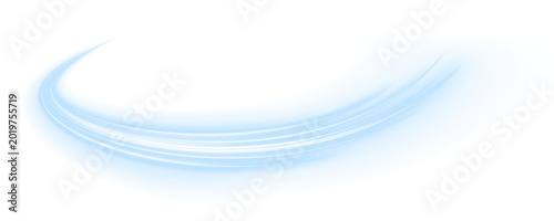 A luminous blue streak flashes through space, forming a high-speed light path. Flowing energy adds power and motion clarity. Perfect for cinematic visuals png