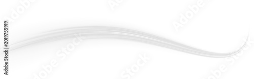 Sleek metallic gray line with glowing edges and elegant futuristic flow, perfect for digital compositions. png