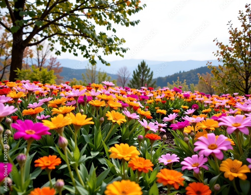 Obraz premium Spring Garden Soft Morning Light