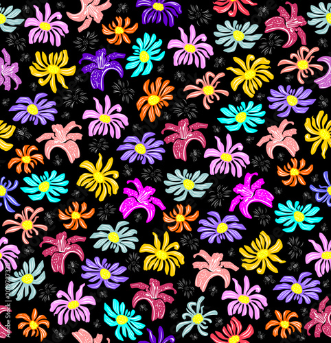 Seamless floral background