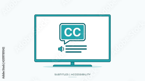Closed Captions TV Icon