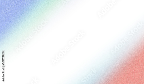 Abstract gradient texture with blue green and red tones on a bright center for design concepts
