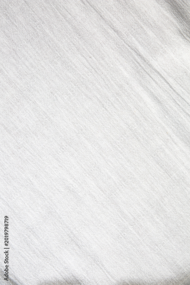 Fototapeta premium Clean white fabric texture minimal background