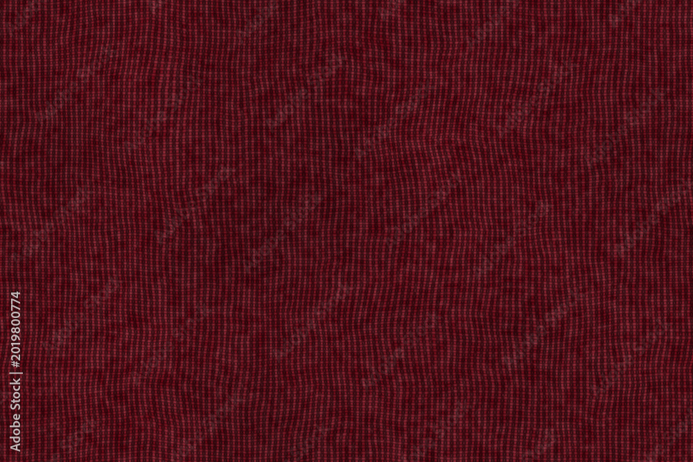 Fototapeta premium Crimson Red Linen Seamless Texture with dense woven structure and rugged vintage look