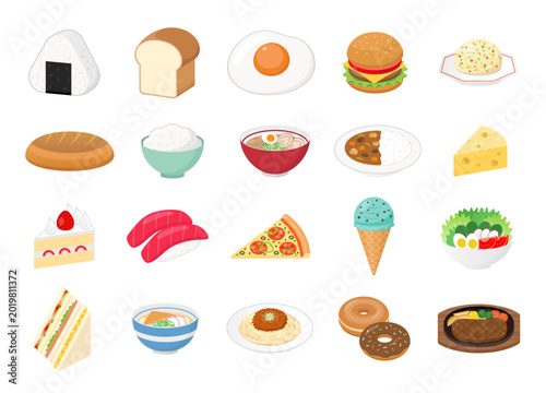 食べ物のアイコン・イラスト