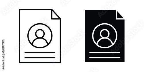 Fotografie Enrollment icon vector on white background.