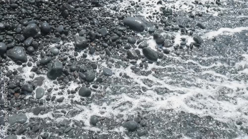 water drops on the rocks