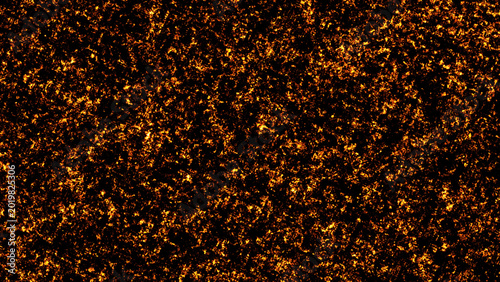 Bild auf Leinwand Cosmic patterns of light dance through the dark night sky