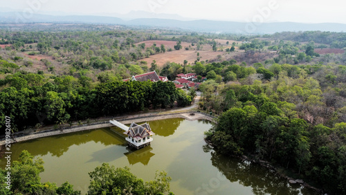 Cuadro en lienzo Wat Tham Pheka Temple in Thepharak, Nakhon Ratchasima, Thailand