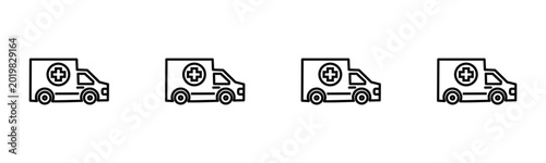 icon medicals ambulance car