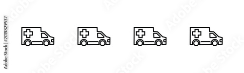 icon ambulance car