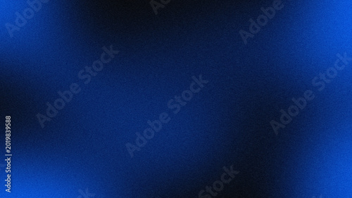 Obraz na płótnie Deep blue gradient fades softly into darkness