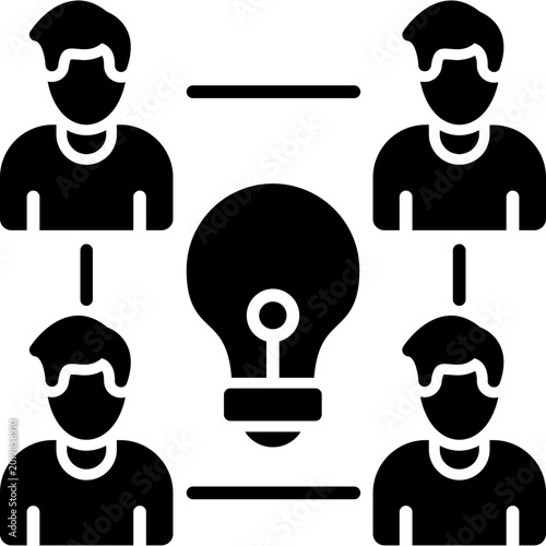 Foto Crowdsourcing Icon