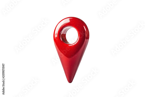 Red Map Pin Pointer Icon 1.