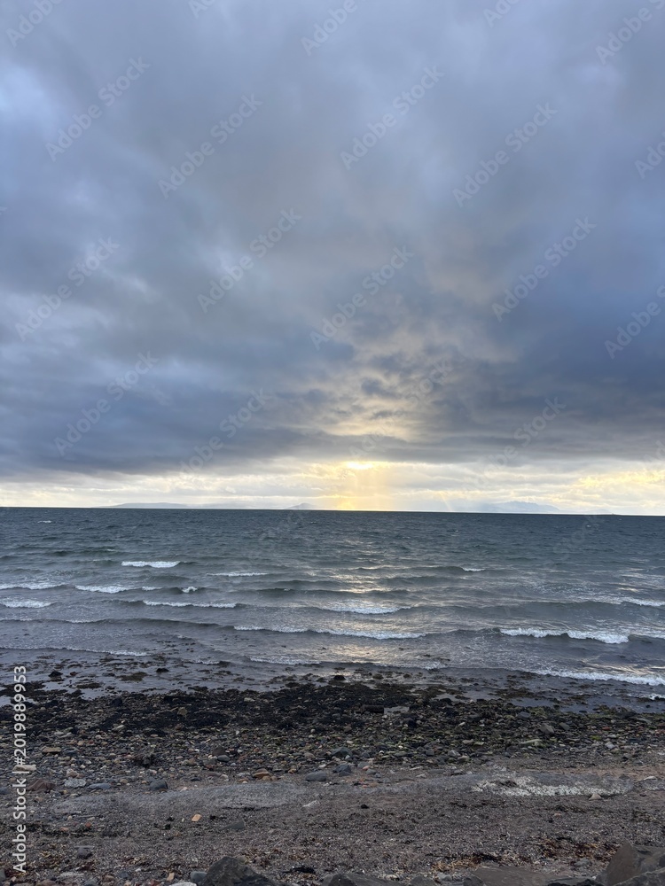 Obraz premium sunset over the sea