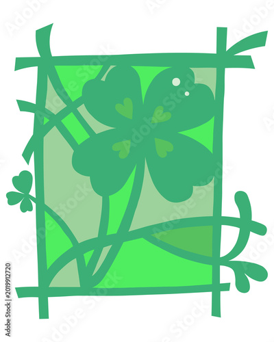 Clover design drawing