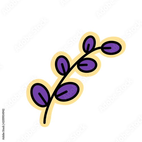 abstract floral design