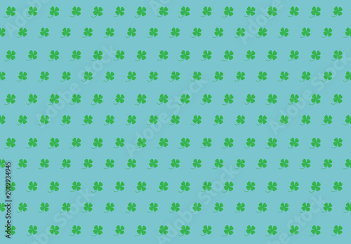 Obraz na płótnie Clover leaves for the background