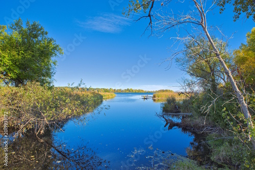 Marshland section of Lake Mendota from university of wisconsin madison