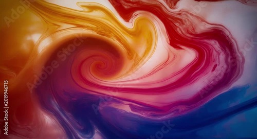 Vibrant Abstract Fluid Art | Colorful Ink Swirls in Motion
